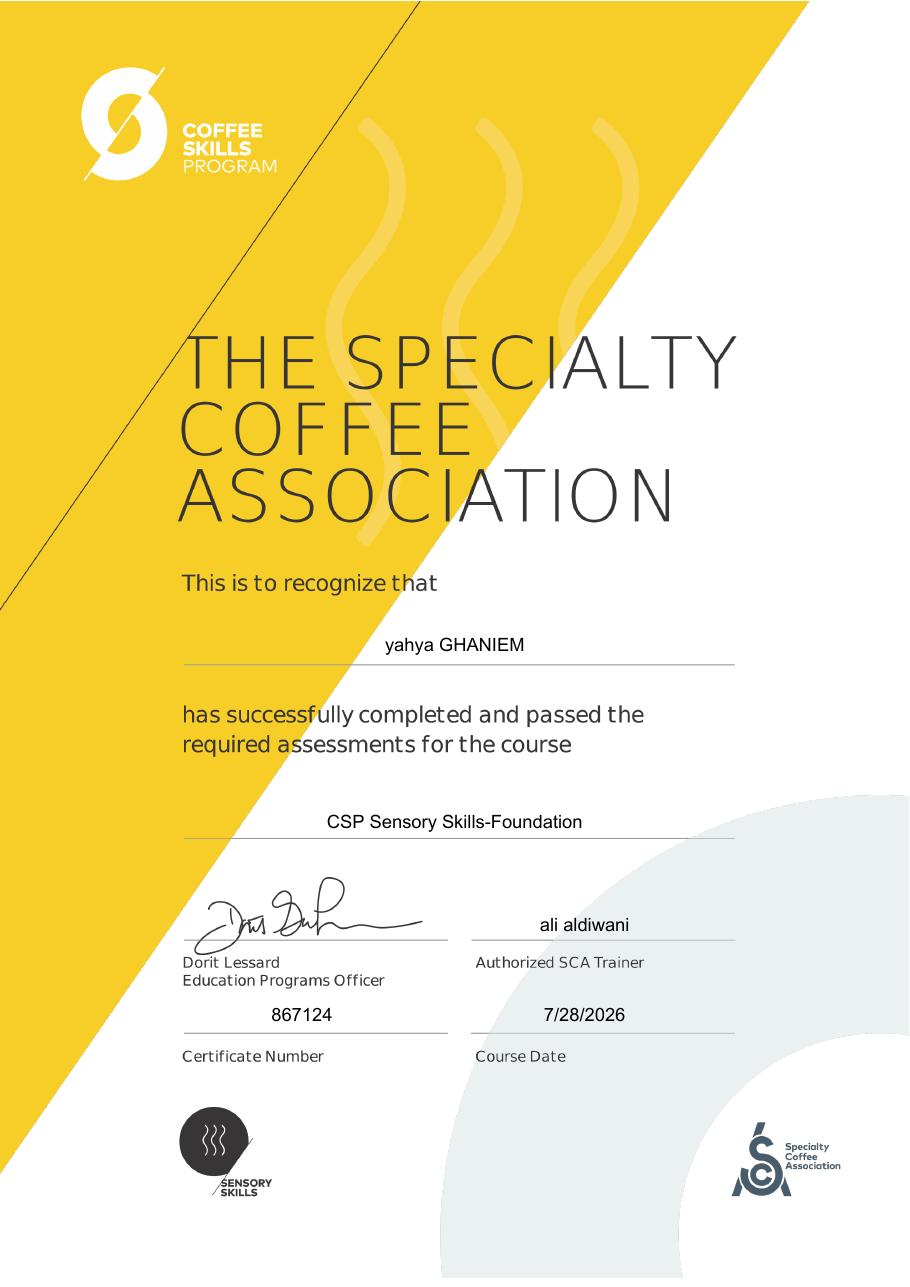SCA Certificates 23