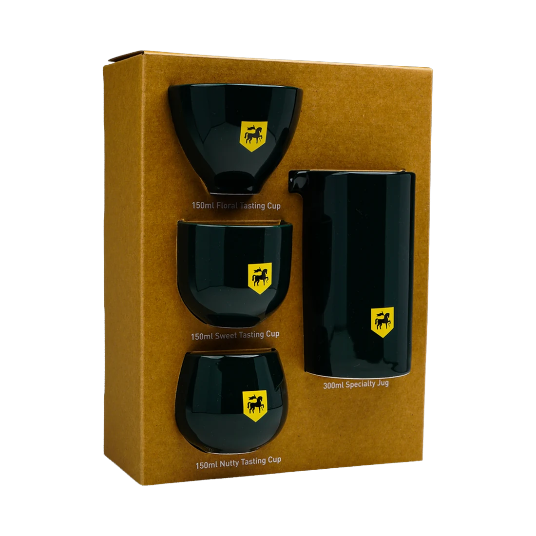 Set of 4 green cups