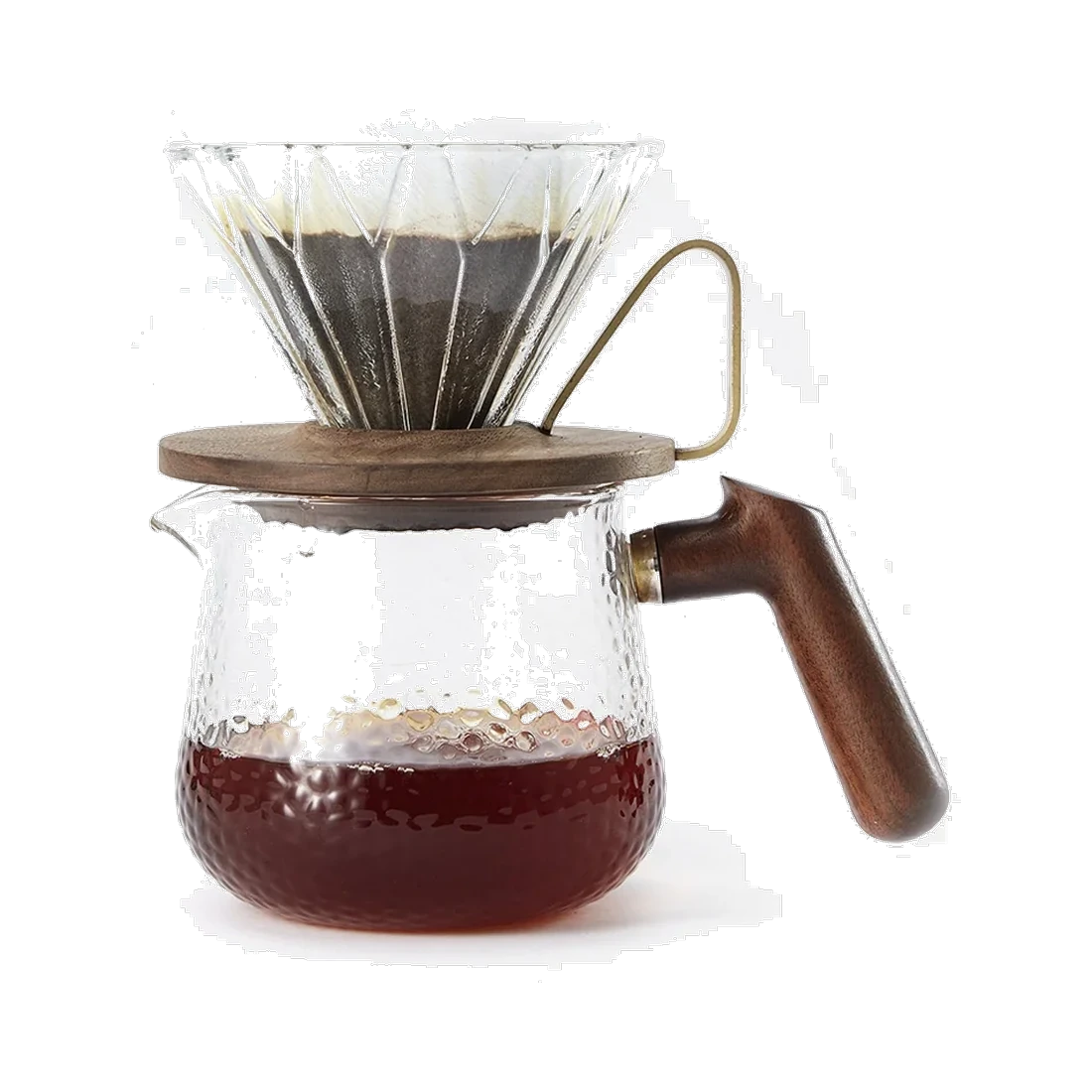 Hammered Pour-over Coffee Set