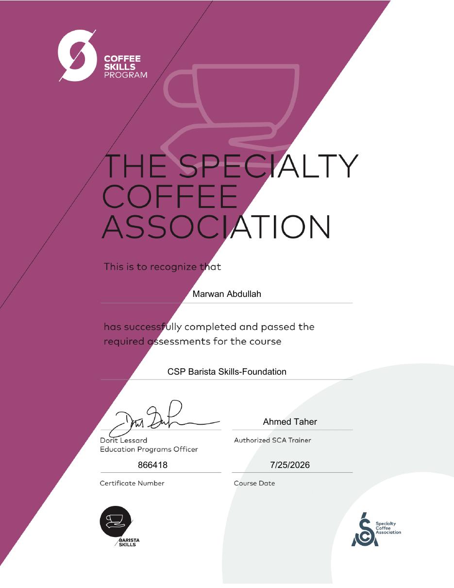 SCA Certificates 13