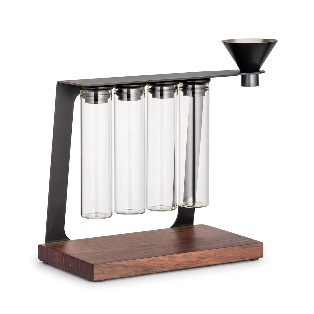 Coffee Rack Display 4 Tubes